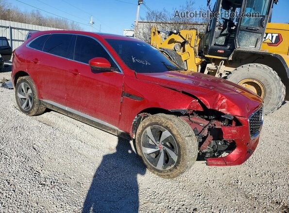 SADCJ2EX8MA674817 2021 JAGUAR F-PACE Red Przód prawy