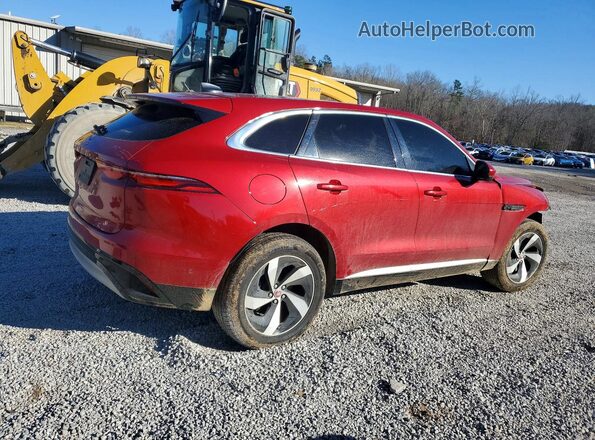 SADCJ2EX8MA674817 2021 JAGUAR F-PACE Red Tył prawy
