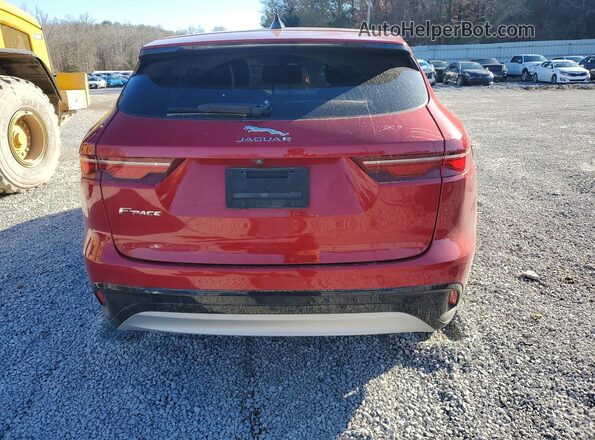 SADCJ2EX8MA674817 2021 JAGUAR F-PACE Red Widok z tyłu