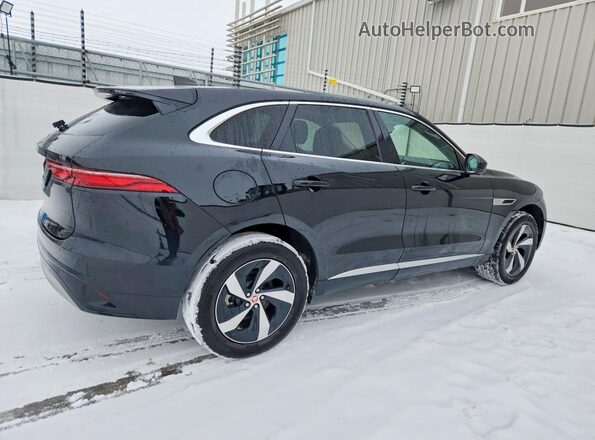 SADCJ2EX9MA682313 2021 JAGUAR F-PACE Black Задня права чверть