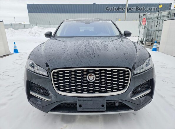 SADCJ2EX9MA682313 2021 JAGUAR F-PACE Black Вид спереду