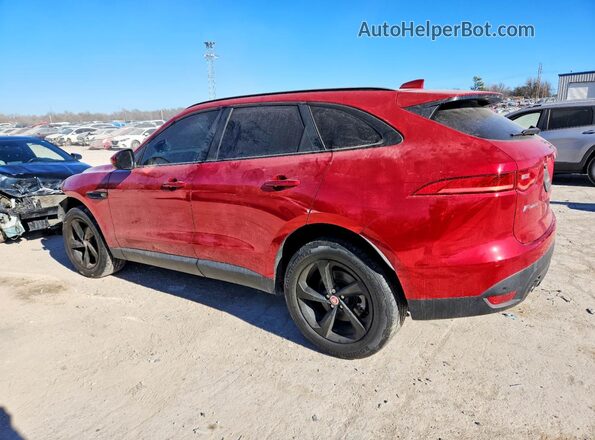 SADCJ2FN4JA298254 2018 JAGUAR F-PACE Красный Задняя левая четверть