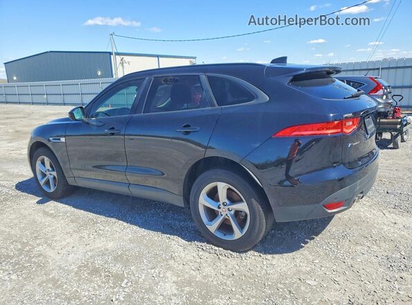 SADCJ2FN8JA294434 2018 JAGUAR F-PACE Black Trasero izquierdo