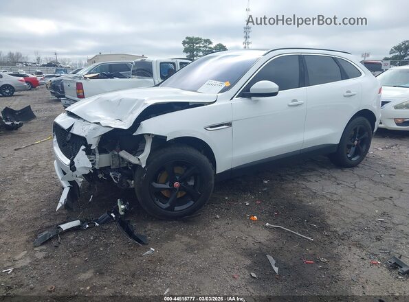 SADCJ2FX2LA629806 2020 JAGUAR F-PACE White Առջևի ձախ երեք քառորդ տեսարան