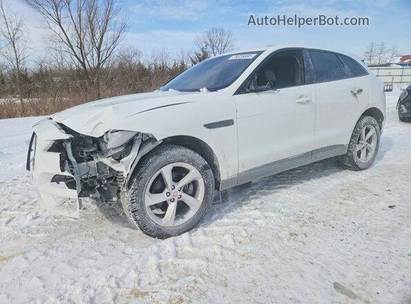 SADCJ2FX5KA605210 2019 JAGUAR F-PACE White Vista tres cuartos delantera izquierda