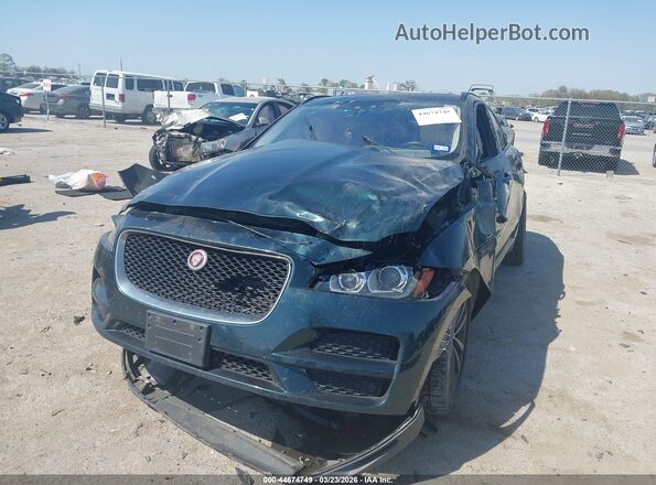 SADCJ2FX6JA250630 2018 JAGUAR F-PACE Зеленый Передняя левая четверть