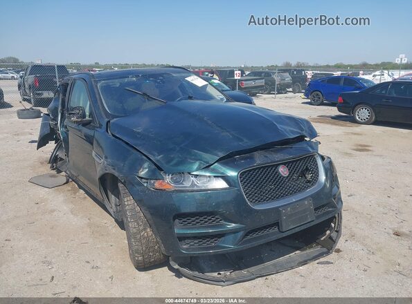 SADCJ2FX6JA250630 2018 JAGUAR F-PACE Зеленый Передняя правая четверть