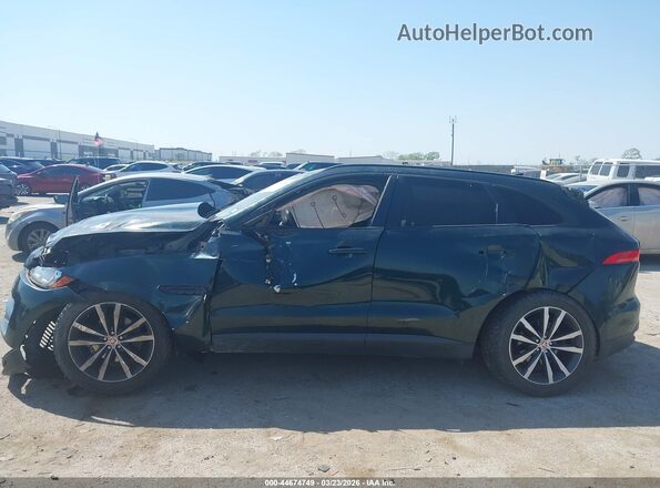 SADCJ2FX6JA250630 2018 JAGUAR F-PACE Зеленый Вид задней части салона