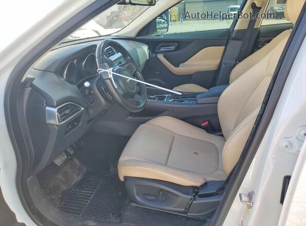 SADCJ2FX6JA324936 2018 JAGUAR F-PACE White Առջևի վահանակի տեսք