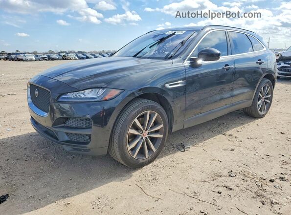 SADCK2BV2HA894931 2017 JAGUAR F-PACE Black Առջևի ձախ երեք քառորդ տեսարան