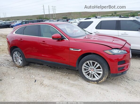 SADCK2BVXHA066657 2017 JAGUAR F-PACE Red წინა მარჯვენა