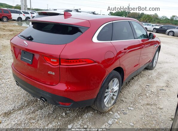 SADCK2BVXHA066657 2017 JAGUAR F-PACE Red უკანა მარჯვენა