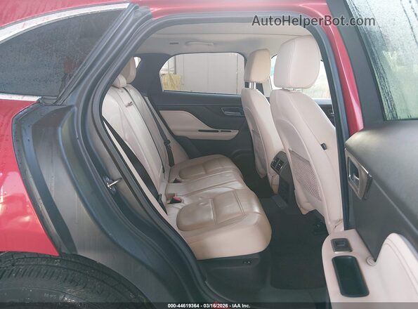 SADCK2BVXHA066657 2017 JAGUAR F-PACE Red VIN კოდის სტიკერის ხედი