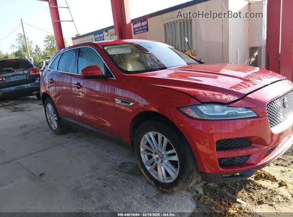 SADCK2BVXHA066657 2017 JAGUAR F-PACE Red ხელსაწყოთა პანელის ხედი