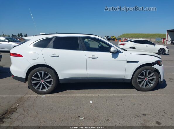 SADCK2EV8JA252781 2018 JAGUAR F-PACE Белый Вид задней части салона