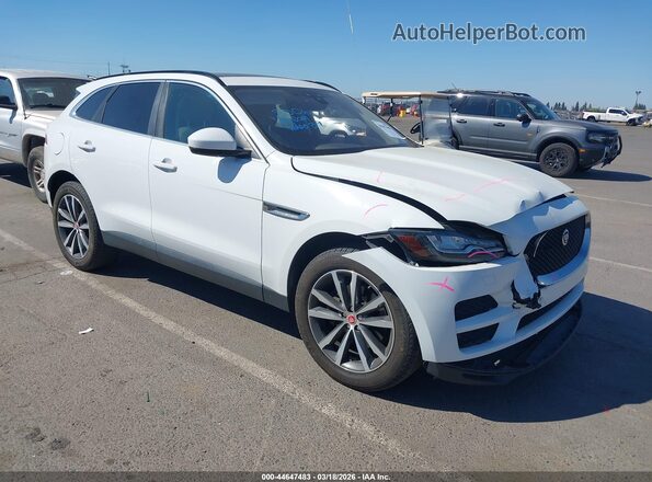 SADCK2EV8JA252781 2018 JAGUAR F-PACE Белый Передняя правая четверть