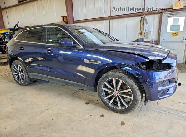 SADCK2FN5KA605736 2019 JAGUAR F-PACE Blue წინა მარჯვენა
