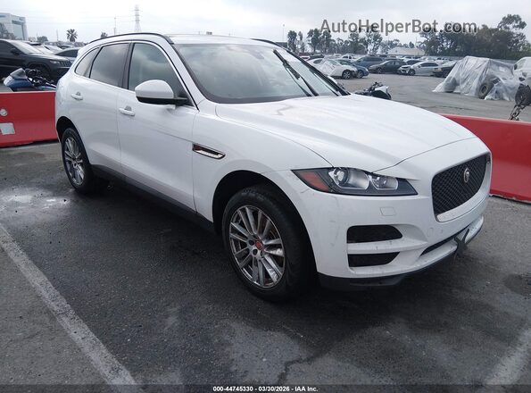 SADCK2FN9KA369298 2019 JAGUAR F-PACE White Delantero derecho