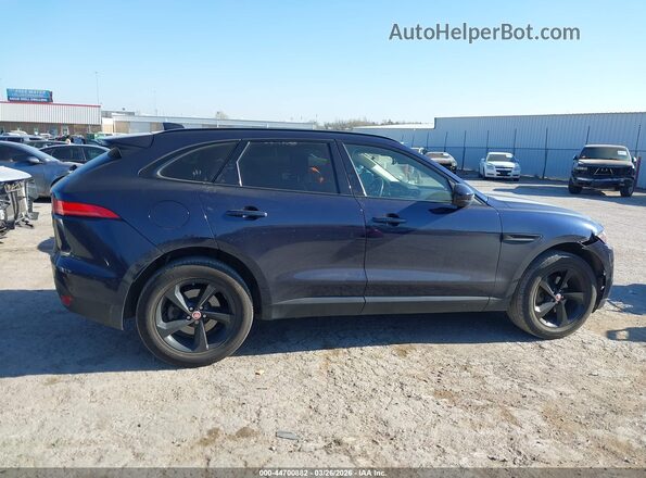 SADCK2FX1KA609980 2019 JAGUAR F-PACE Blue უკანა სალონის ხედი