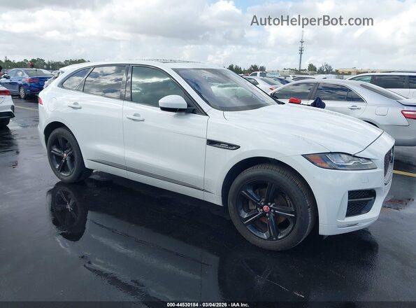 SADCL2BN6HA085977 2017 JAGUAR F-PACE White Delantero derecho