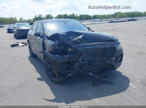SADCL2BV9HA046980 2017 JAGUAR F-PACE Черный Передняя правая четверть