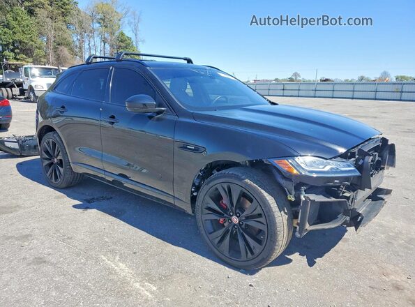 SADCL2GX4KA397815 2019 JAGUAR F-PACE Black Przód prawy
