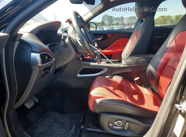 SADCL2GX4KA397815 2019 JAGUAR F-PACE Black Widok wnętrza z przodu