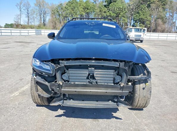 SADCL2GX4KA397815 2019 JAGUAR F-PACE Black Widok z przodu