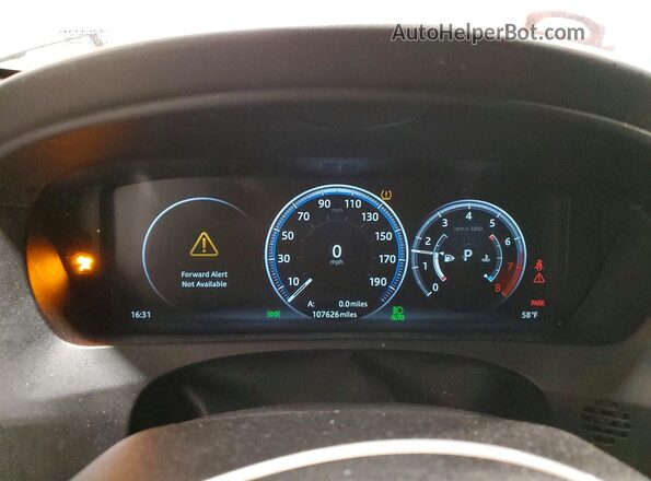 SADCM2FV1JA291186 2018 JAGUAR F-PACE Серый Вид щитка приборов