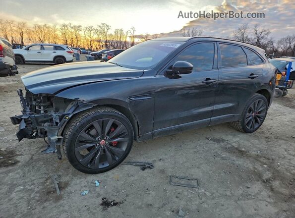 SADCM2FV1KA399339 2019 JAGUAR F-PACE Black Przód lewy