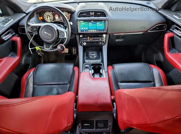 SADCM2FV1KA399339 2019 JAGUAR F-PACE Black Widok deski rozdzielczej
