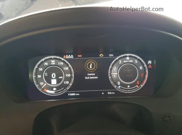 SADCM2FV4KA356727 2019 JAGUAR F-PACE Black Instrument cluster view