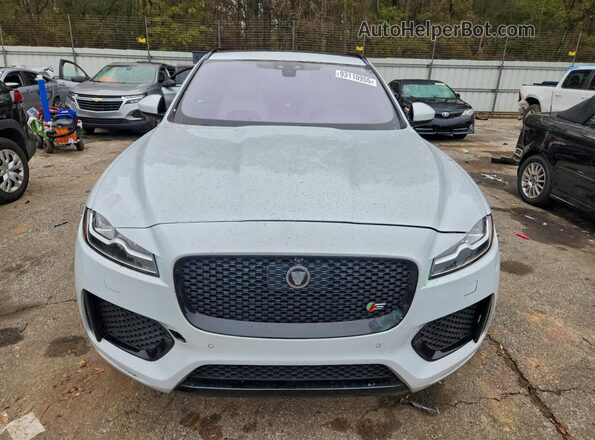 SADCM2FV9KA395782 2019 JAGUAR F-PACE Gray Widok z przodu