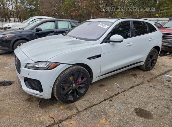SADCM2FV9KA395782 2019 JAGUAR F-PACE Gray Przód lewy
