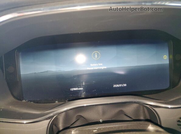 SADCT2EX0RA736518 2024 JAGUAR F-PACE Black Instrument cluster view