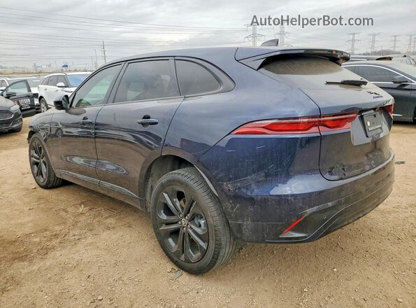 SADCT2EX2SA749034 2025 JAGUAR F-PACE Blue Trasero izquierdo