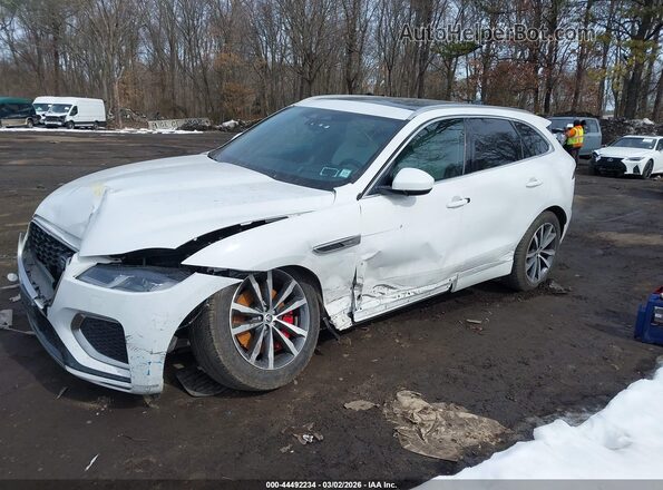 SADCT2FU2RA726528 2024 JAGUAR F-PACE White Vista tres cuartos delantera izquierda