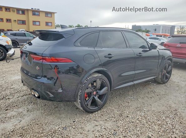 SADCZ2EE0NA689630 2022 JAGUAR F-PACE Черный Задняя правая четверть