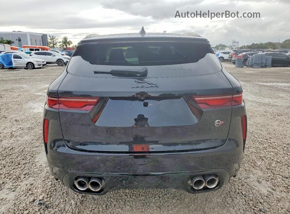 SADCZ2EE0NA689630 2022 JAGUAR F-PACE Черный Вид сзади