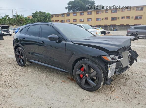 SADCZ2EE0NA689630 2022 JAGUAR F-PACE Черный Передняя правая четверть