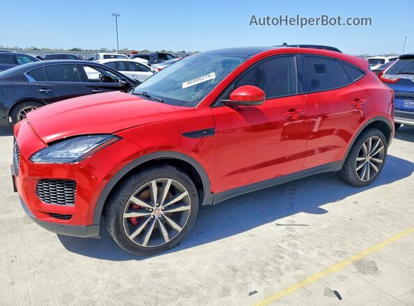 SADFJ2FX6K1Z66894 2019 JAGUAR E-PACE Red Przód lewy