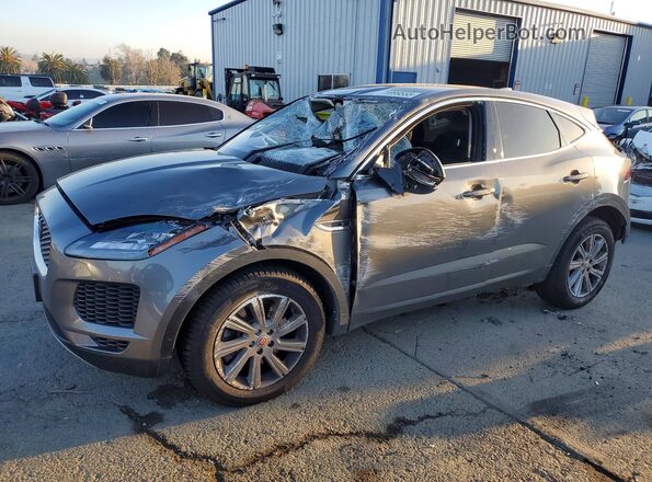 SADFJ2FX7J1Z30923 2018 JAGUAR E-PACE Серый Передняя левая четверть
