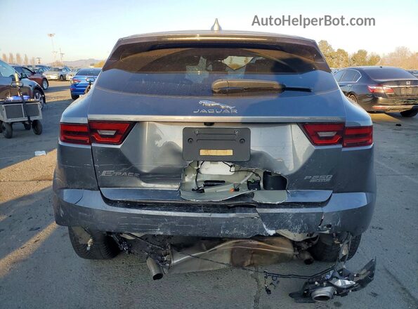 SADFJ2FX7J1Z30923 2018 JAGUAR E-PACE Серый Вид сзади