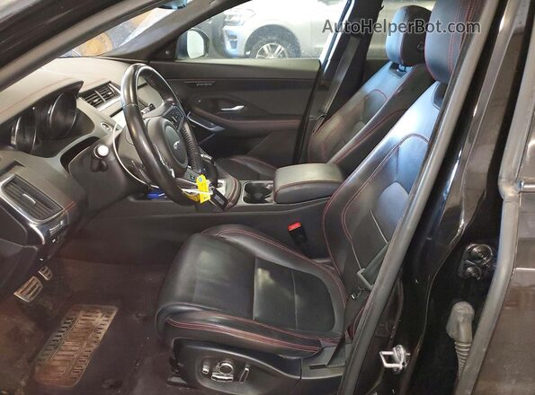 SADFL2FX7J1Z32696 2018 JAGUAR E-PACE Черный Вид салона спереди