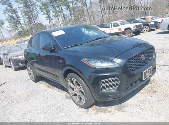 SADFL2FXXJ1Z07047 2018 JAGUAR E-PACE Black წინა მარჯვენა