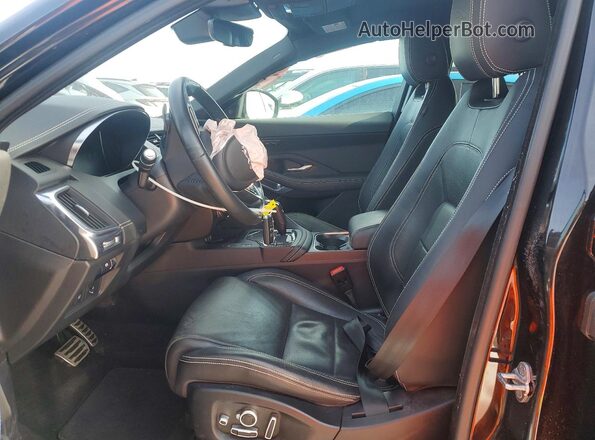 SADFM2GX3J1Z13798 2018 JAGUAR E-PACE Черный Вид салона спереди