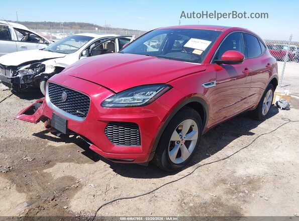 SADFT2GX0K1Z63188 2019 JAGUAR E-PACE Красный Передняя левая четверть