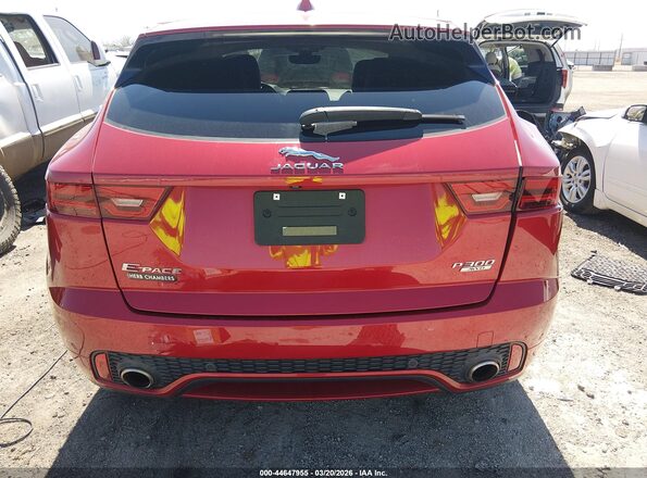 SADFT2GX0K1Z63188 2019 JAGUAR E-PACE Красный 