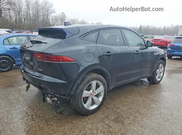 SADFT2GX5J1Z12722 2018 JAGUAR E-PACE Черный Задняя правая четверть