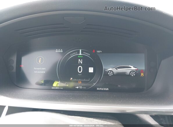 SADHB2S17L1F80450 2020 JAGUAR I-PACE White Вид задніх сидінь